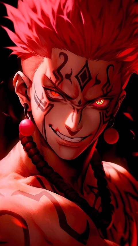 King Sukuna Wallpaper for Phone 4K