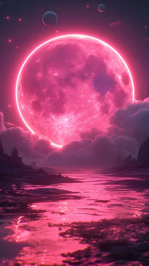 4K Backgrounds Phone Moon Wallpaper for iPhone