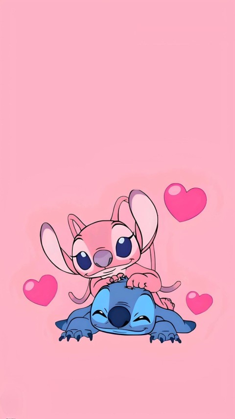 Wallpaper Stitch Angel Cute 4K for Phone