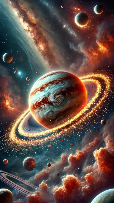 iPhone Wallpaper Space 4K for Phone