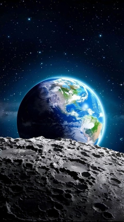 iPhone Wallpaper Space 4K for Phones