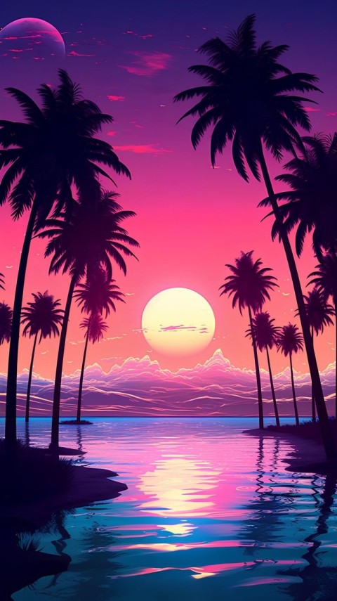 iPhone Wallpaper Sunset 4K for Phone