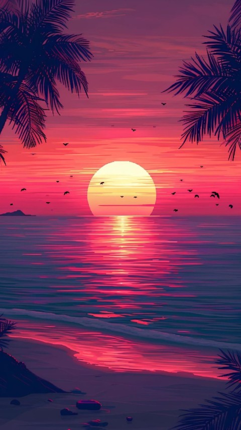 iPhone Wallpaper Sunset HD for Mobile