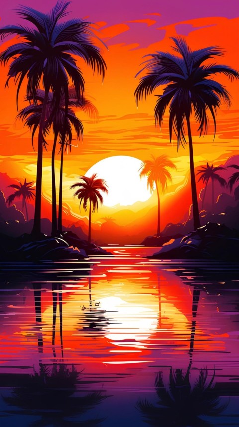 iPhone Wallpaper Sunset 4K Free Download