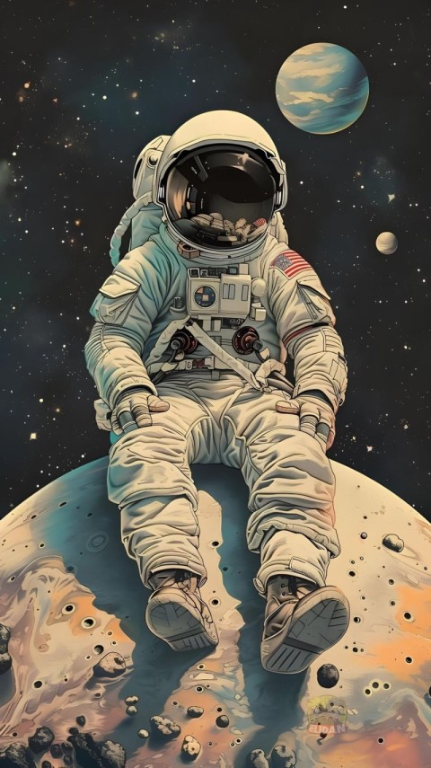 4K Wallpaper of Space for iPhone