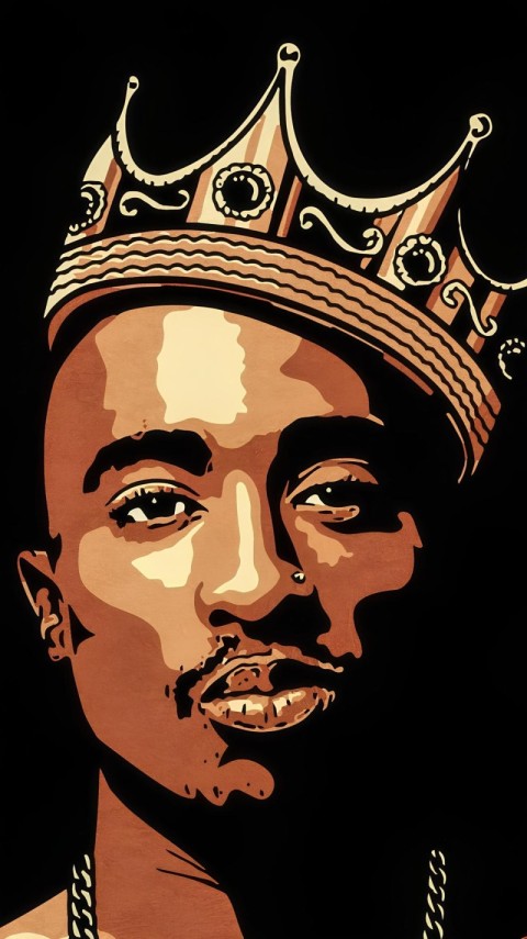 Wallpaper of Tupac 4K for Phone