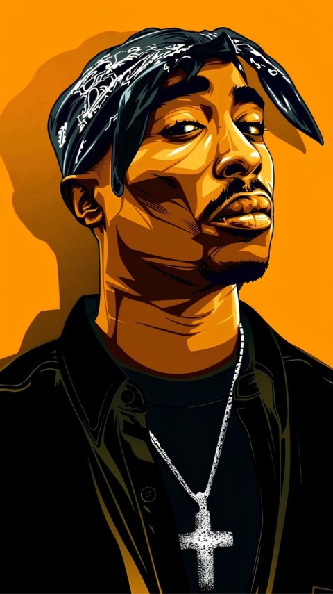 Wallpaper of Tupac for Phone 4K