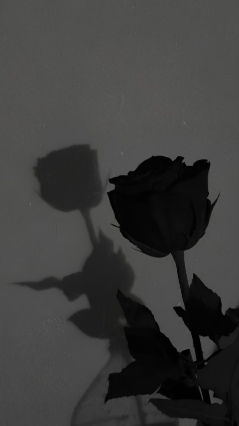 Wallpaper Black Rose HD for Mobile