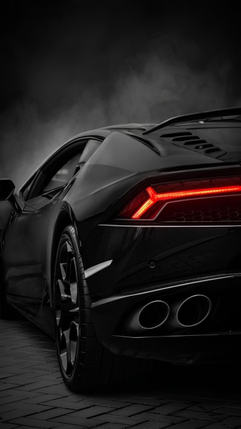 4K Wallpaper Black Car for Phone