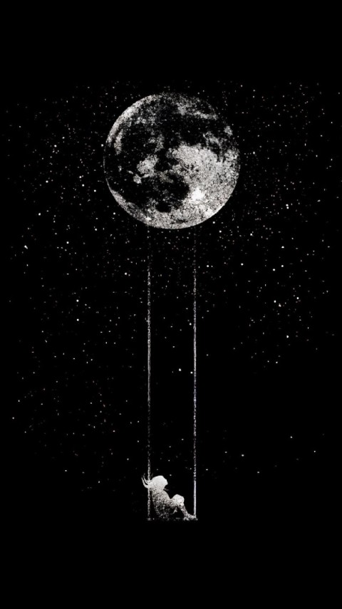 Aesthetic Wallpaper Black HD for Mobile