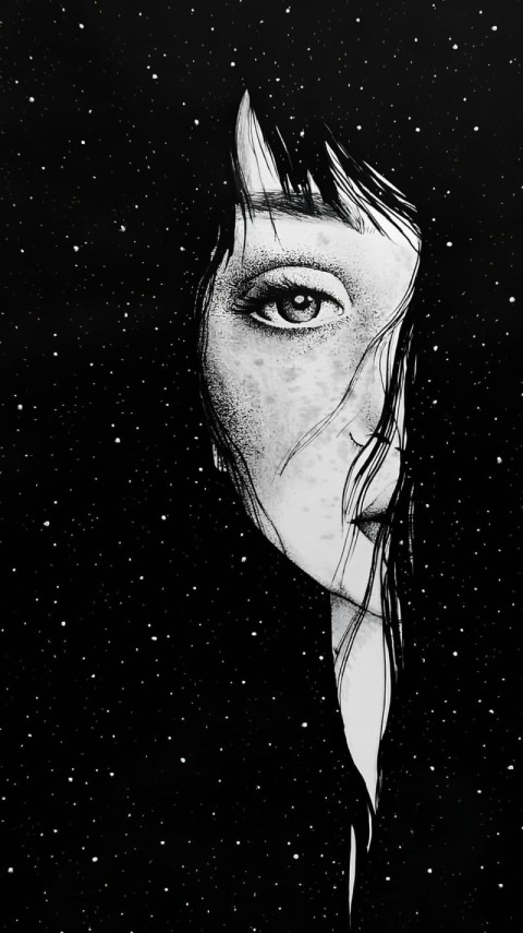 Aesthetic Wallpaper Black 4K for iPhone