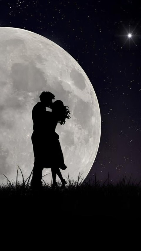 Love Wallpaper Black Couple HD for Phone