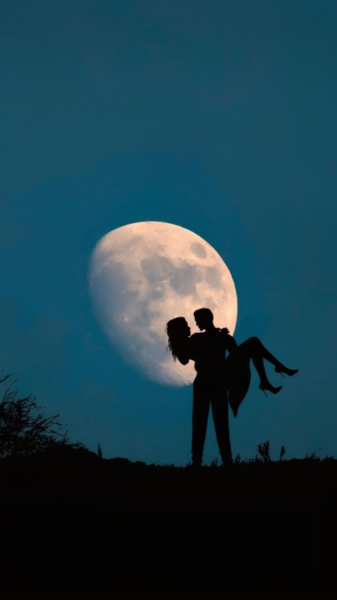 Love Wallpaper Black Couple 4K for Phones