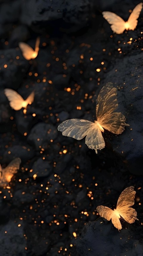 Wallpaper Black Gold 4K for iPhone