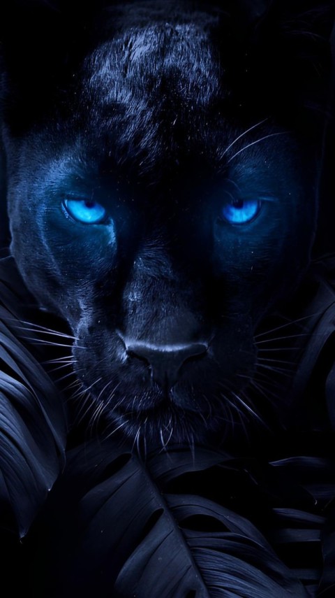 Blue Wallpaper Black HD for Mobile