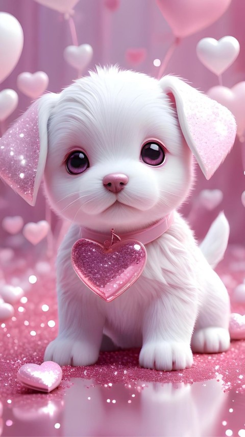 Wallpaper Cute Puppies for Phone 4K