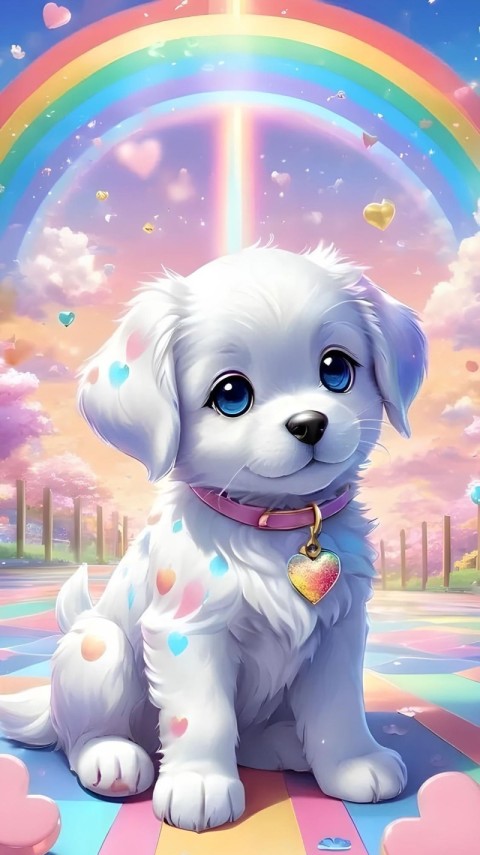 Wallpaper Cute Puppies 4K for iPhone