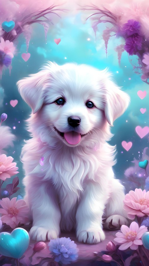 Wallpaper Cute Dog Puppies HD for Mobile