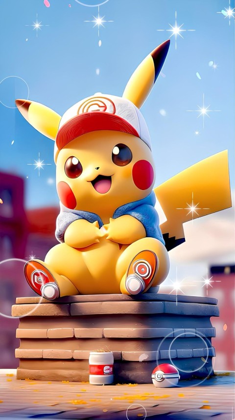 Pikachu Wallpaper Cute 4K for Phones