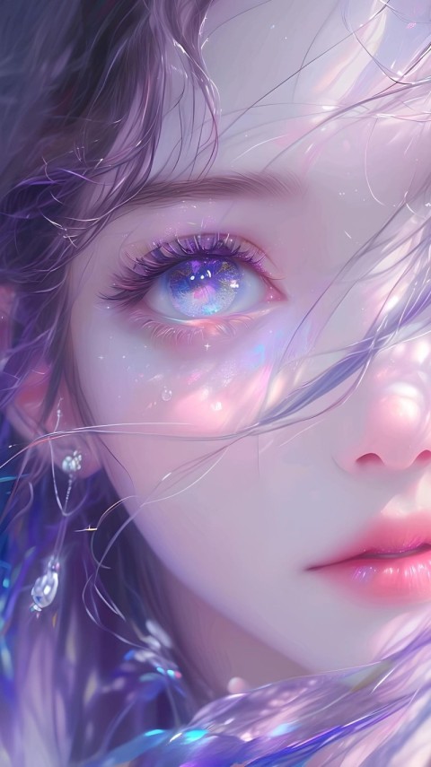 Wallpaper Aesthetic Cute Girl 4K for iPhone