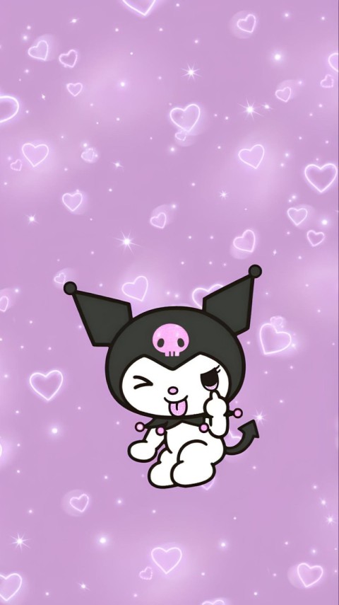Kuromi Wallpaper Aesthetic 4K for iPhone