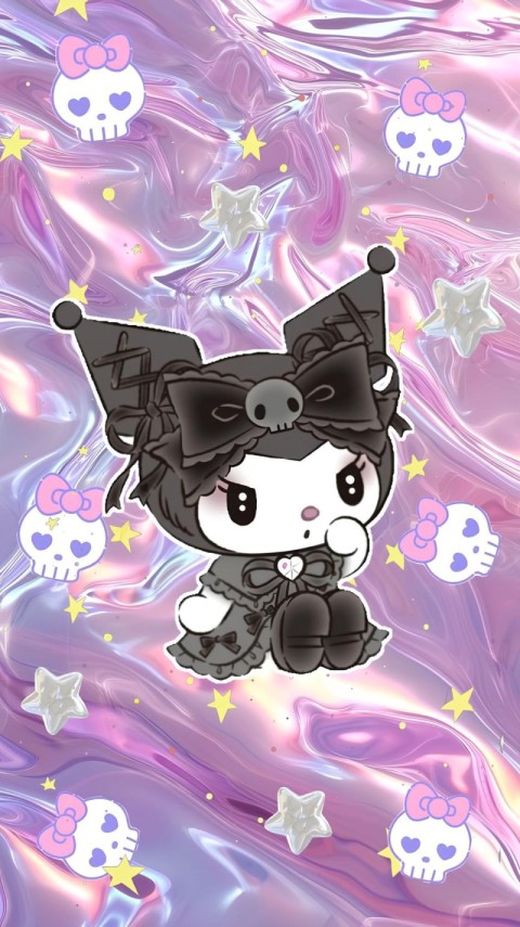 Kuromi Wallpaper Aesthetic for Phone 4K