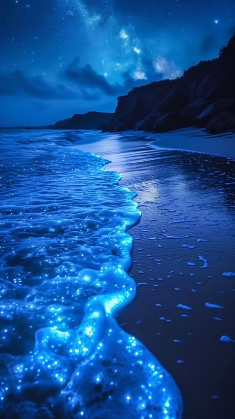 Blue Wallpaper Aesthetic Beach 4K for Phone