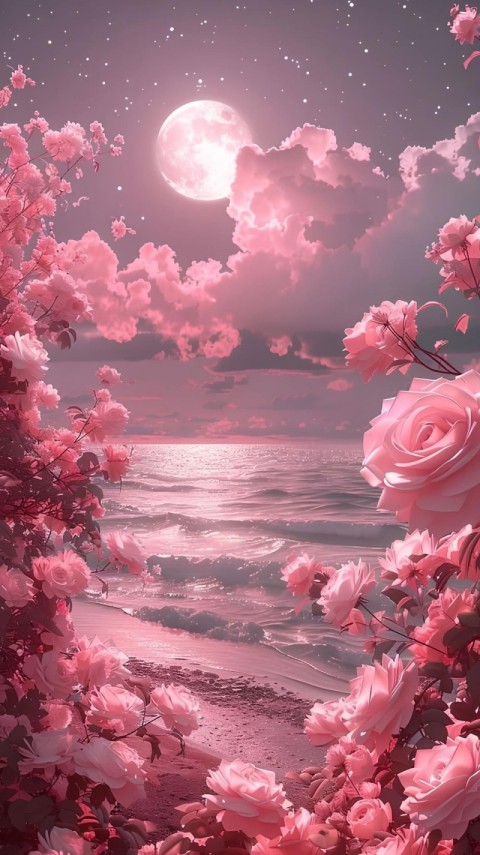 Pink Wallpaper Aesthetic Flowers HD for Mobile