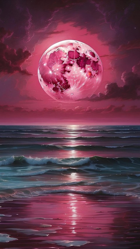iPhone Wallpaper Aesthetic Moon 4K for Phones