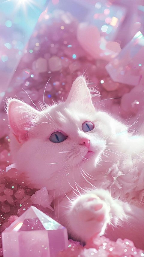Wallpaper Aesthetic Pinterest Cat 4K for Phone