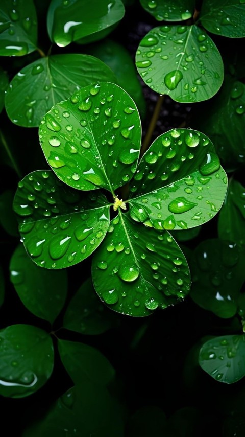 Green Wallpaper Dark Nature 4K for iPhone