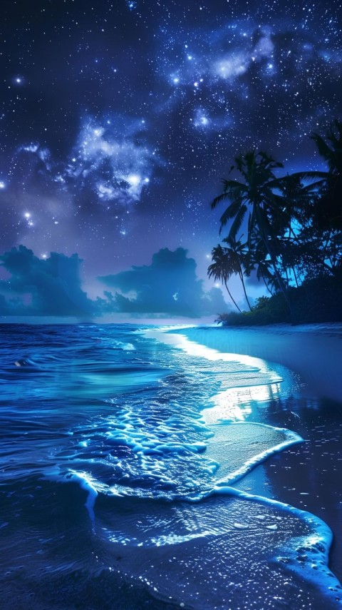 Blue Wallpaper Dark Aesthetic 4K for Phone