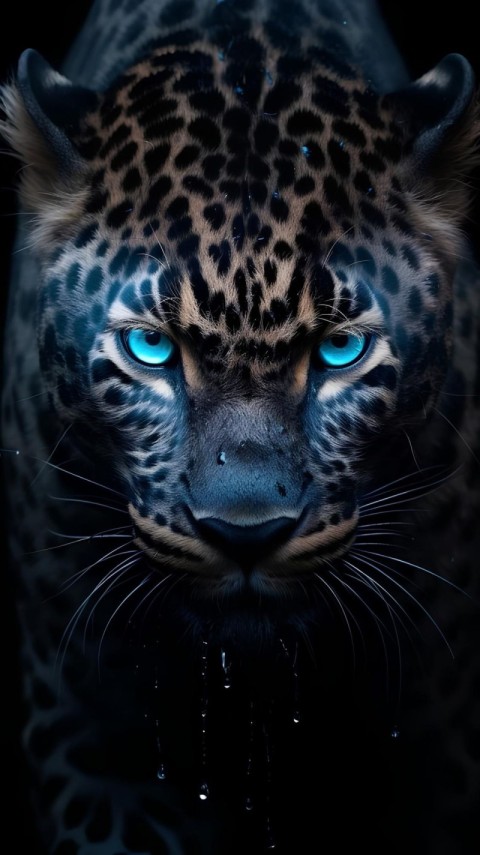 Wallpaper Dark HD and 4K Leopard for Mobile