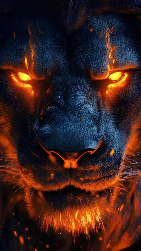 Wallpaper Dark HD and 4K Lion for Phone