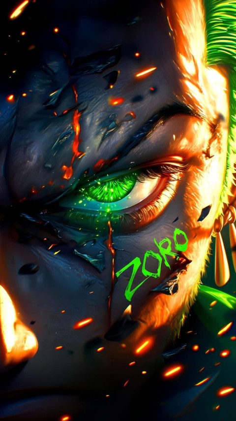 One Piece Wallpaper iPhone Zoro 4K for Phones