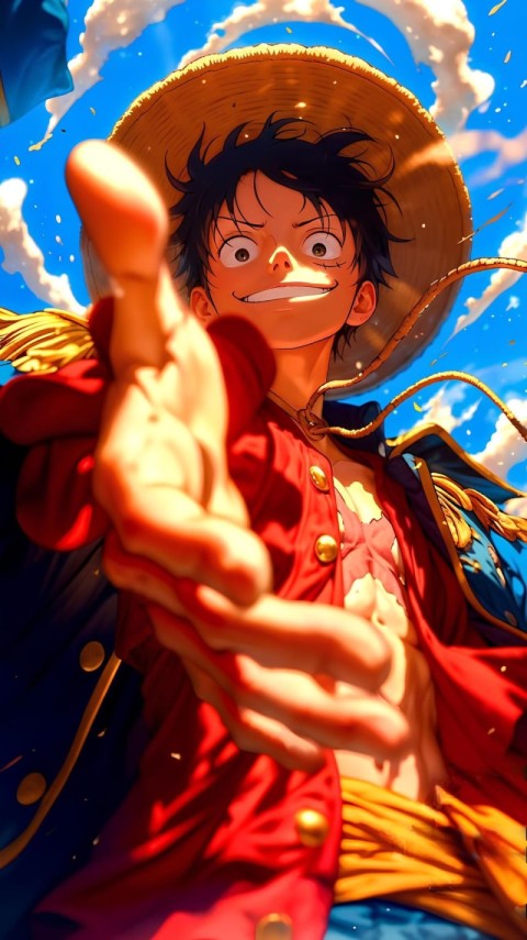 Wallpaper One Piece iPhone Luffy 4K for Phone
