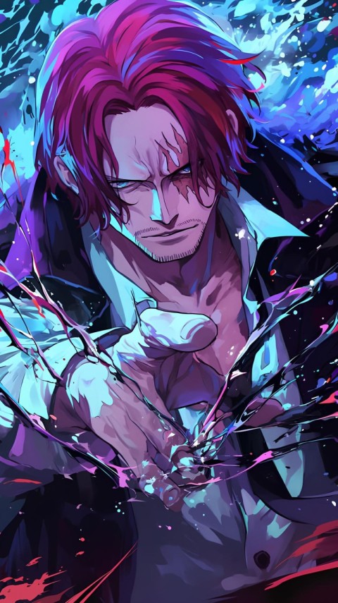 One Piece Wallpaper Phone Shanks 4K for iPhone