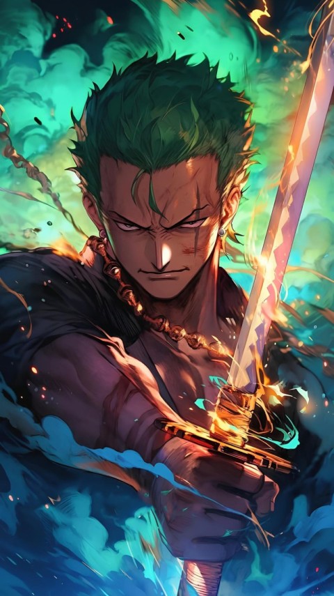 4K One Piece Wallpaper Zoro for iPhone
