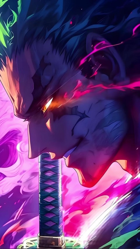 One Piece Wallpaper 4K Zoro for iPhone