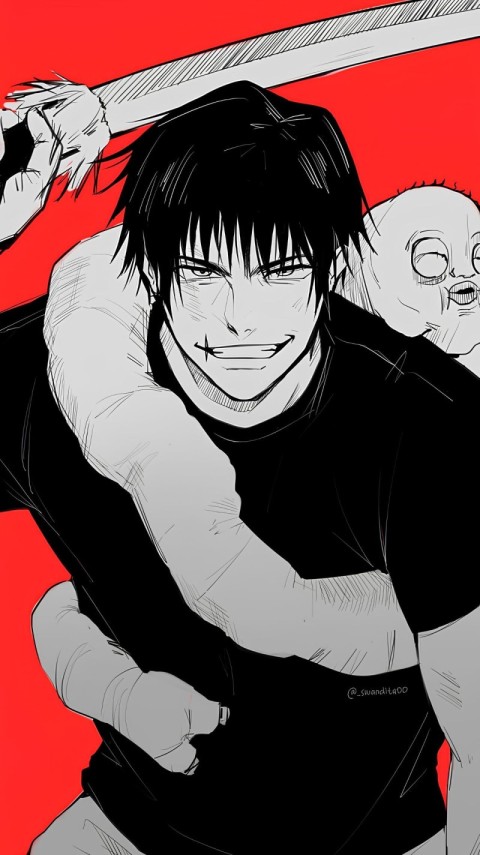 Toji Fushiguro Wallpaper Jujutsu Kaisen 4K for Phone