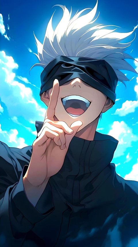 Gojo Satoru Wallpaper 4K Jujutsu Kaisen for Phones