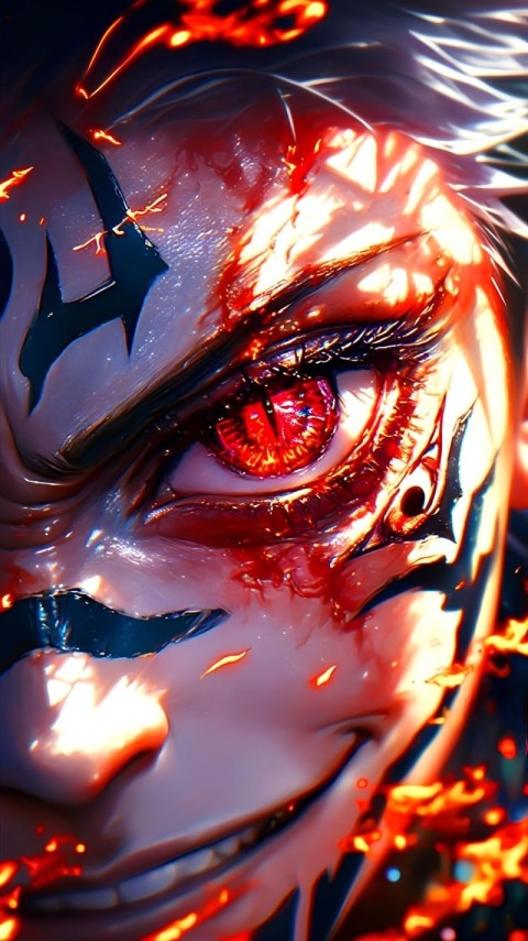 Sukuna Wallpaper Jujutsu Kaisen for Phone 4K