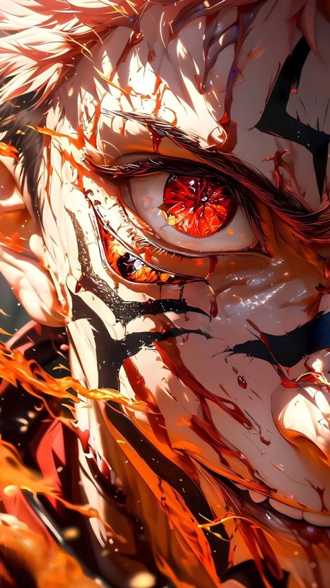 Sukuna Wallpaper Jujutsu Kaisen 4K for Mobile