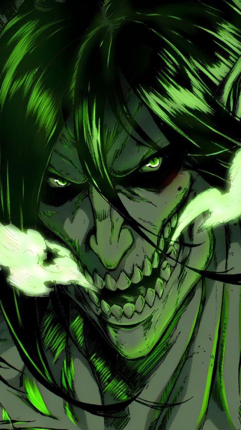 Attack on Titan Wallpaper 4K Eren for Mobile