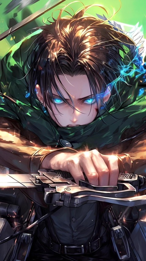 Attack on Titan Wallpaper 4K Levi for iPhone