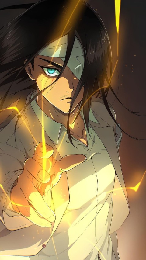 Eren Yeager Wallpaper 4K for Phone
