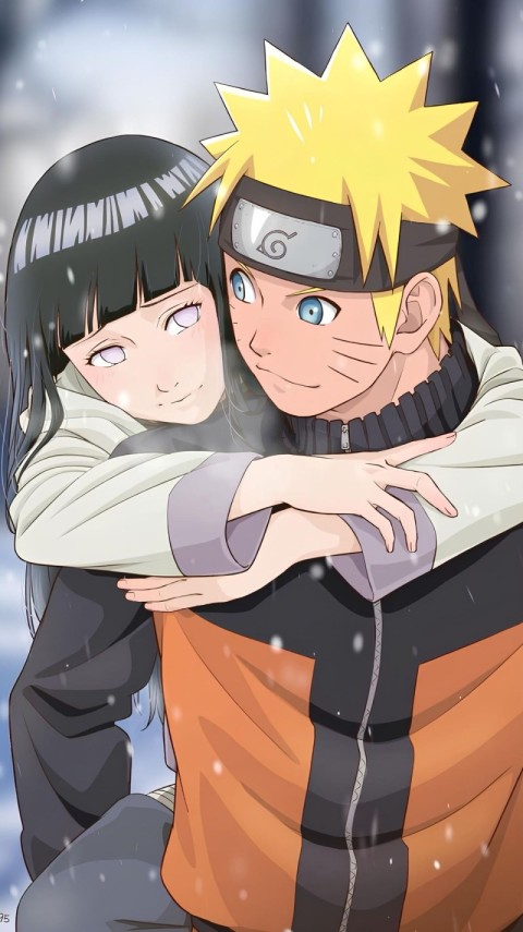 Hinata and Naruto Wallpaper Couple 4K for Phone