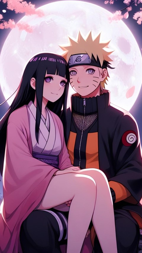 Hinata and Naruto Wallpaper Couple for Phone 4K
