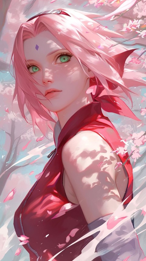 Sakura Wallpaper Haruno 4K for Phone