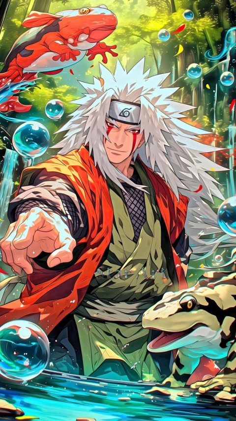 Jiraiya Wallpaper Naruto 4K for Mobile